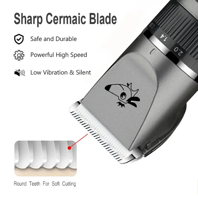 Professional Pet Hair Clipper – Trimmer for Dogs, Cats, Rabbits & Sheep
