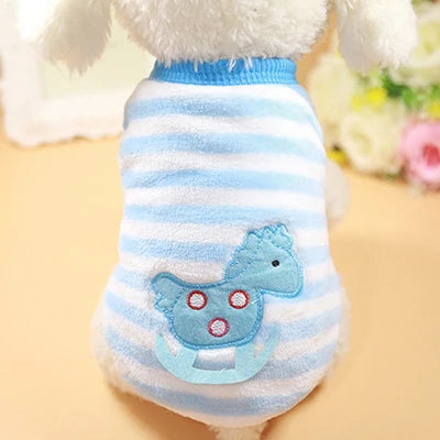 Soft Fleece Winter Dog Coat – Warm Jacket for Small & Medium Dogs and Cats