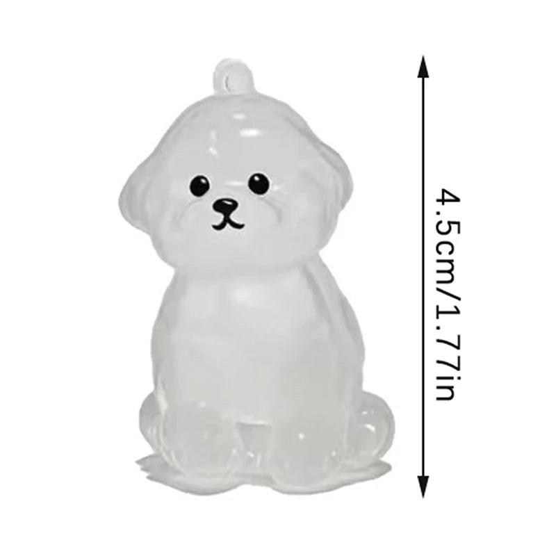Dog Fur Keepsake Capsule – Clear Pet Hair Memorial Keychain, DIY Pendant & Home Display Gift