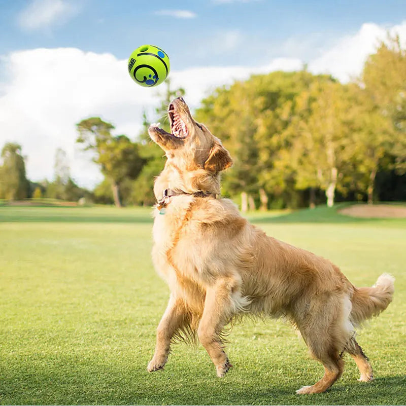 Wobble Wag Giggle Ball – Interactive Dog Toy with Fun Giggle Sounds