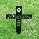 Outdoor Dog Memorial Plaque – Waterproof Acrylic Garden Stake Grave Marker for Pet Sympathy