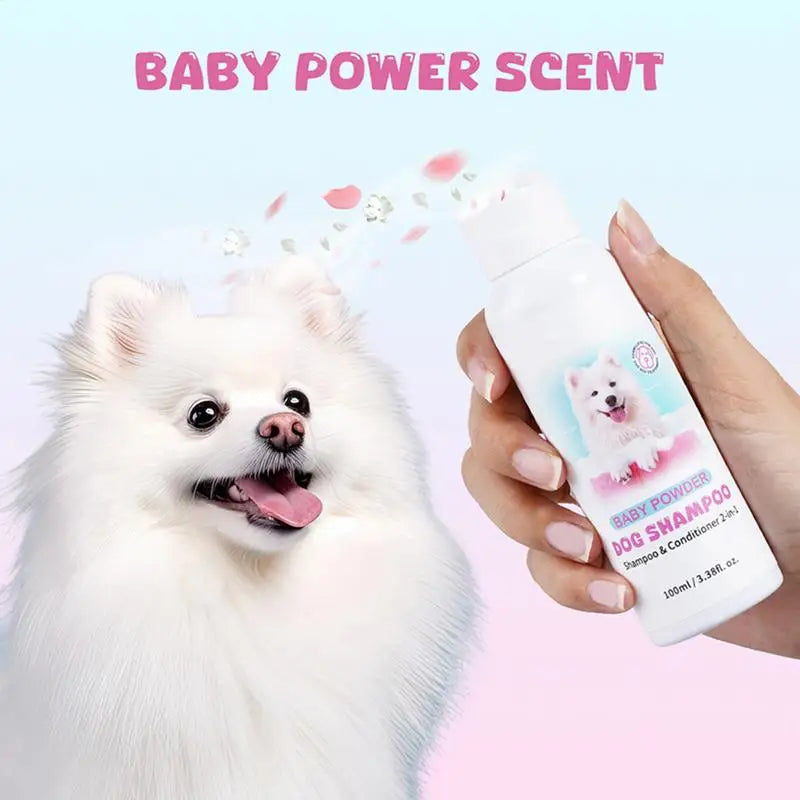 2-in-1 Dog Shampoo & Conditioner – Odor Remover for Puppies | Rich Foam & Long-Lasting Fragrance | Gentle All-in-One Pet Wash