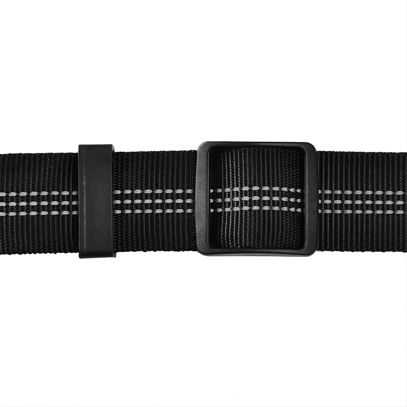 Adjustable Reflective Dog Car Seat Belt – Elastic Nylon Safety Lead for Small & Large Dogs