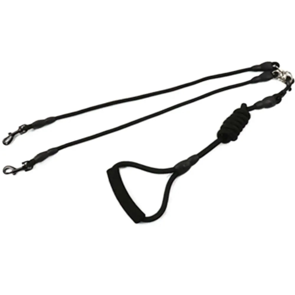 2/3/4 Way Dog Leash with Foam Handle – Durable 120cm Nylon Detachable Multi-Dog Leash for Walking & Training