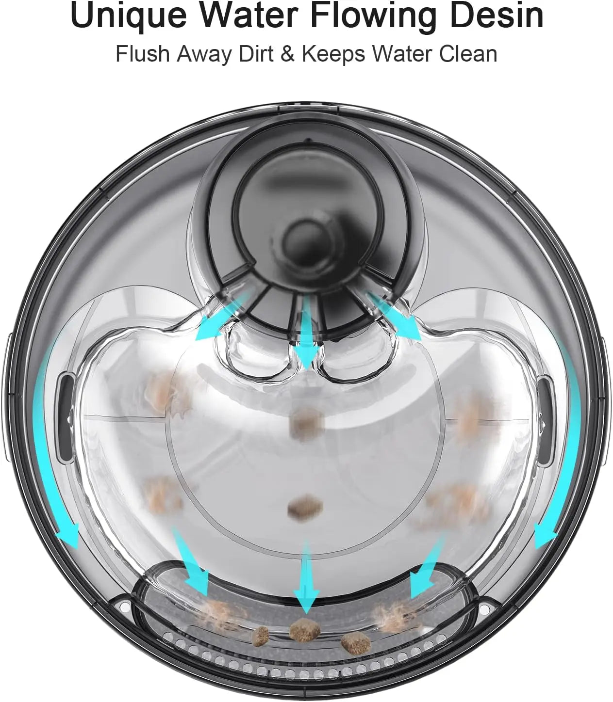 NPET DF10 Large Dog Water Fountain – 170oz / 5L Automatic Pet Water Dispenser for Dogs, Cats & Multiple Pets
