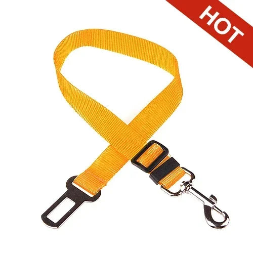 Adjustable Pet Car Seat Belt – Safety Harness Clip for Dogs & Cats in Vehicles
