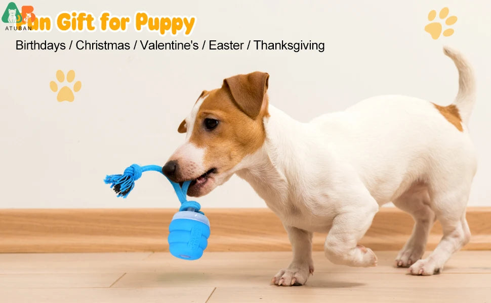 ATUBAN Interactive Dog Toy Ball – Rechargeable Smart Moving Ball for Active Play & Boredom Relief