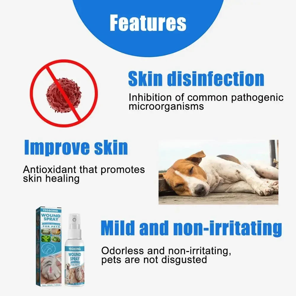 30ml Anti-Itch Spray for Dogs & Cats – Soothing Skin Relief for Itchy & Sensitive Skin