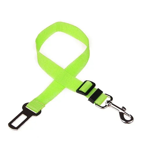 Adjustable Pet Car Seat Belt – Safety Harness Clip for Dogs & Cats in Vehicles