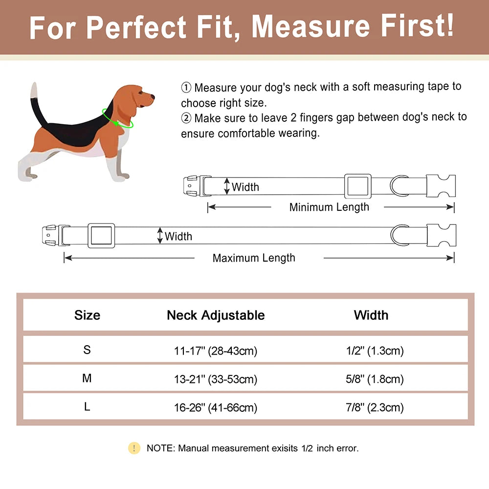 Personalized Plaid Leather Dog Collar with Bowknot – Custom Engraved Pet Collar for Small, Medium & Large Dogs