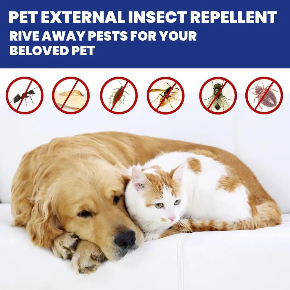 100ml Anti-Flea & Tick Drops – Safe Insecticide Treatment for Dogs & Cats
