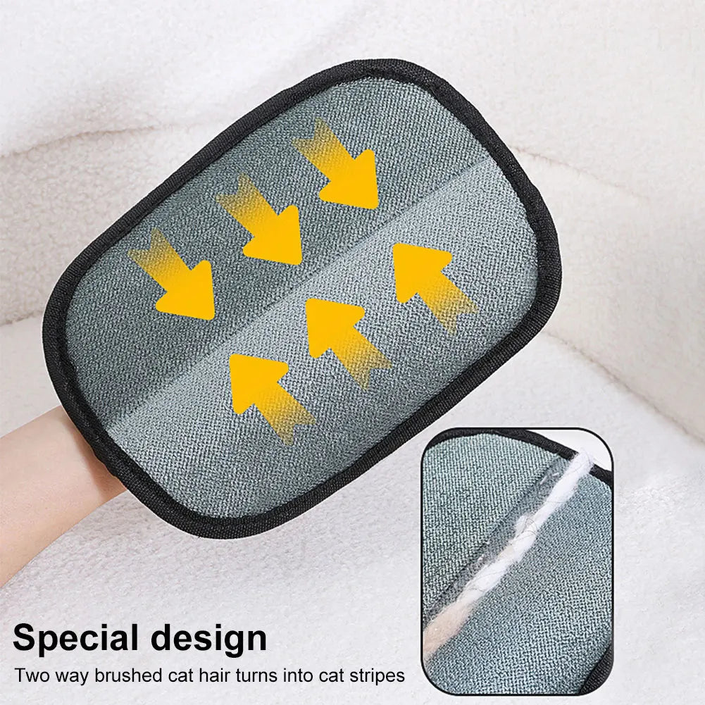 Pet Hair Remover Mitt – Gentle Grooming Glove for Dogs, Cats & Small Pets