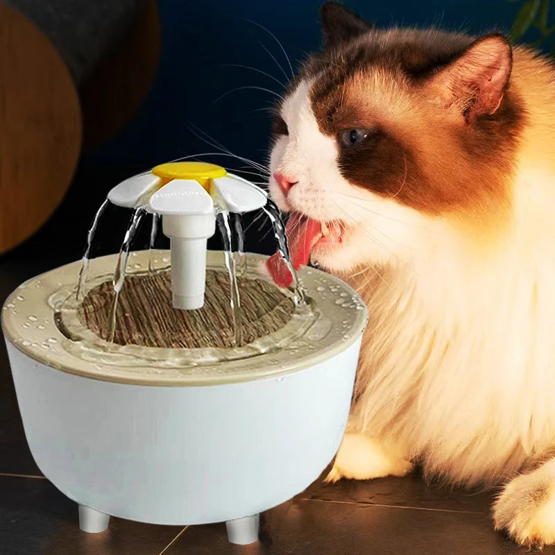 1.2L Automatic Pet Water Fountain – Ultra-Quiet USB Cat & Dog Water Dispenser with Circulating Filter