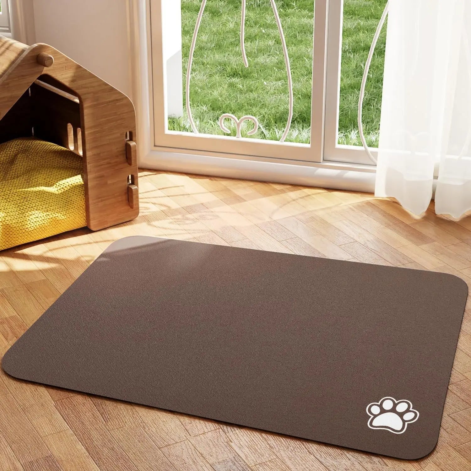 Absorbent Pet Feeding Mat – Quick-Dry Placemat for Dogs & Cats