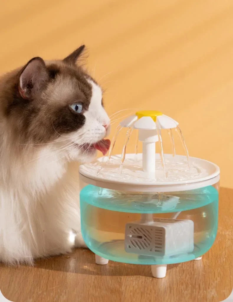 1200mL Automatic Pet Water Fountain – USB Electric Quiet Cat & Dog Water Dispenser with Filter