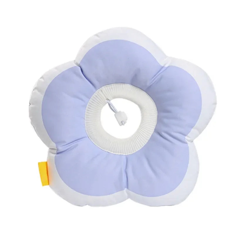 1Pc Soft Cotton Cat Recovery Cone – Adjustable E-Collar for Cats & Small Dogs