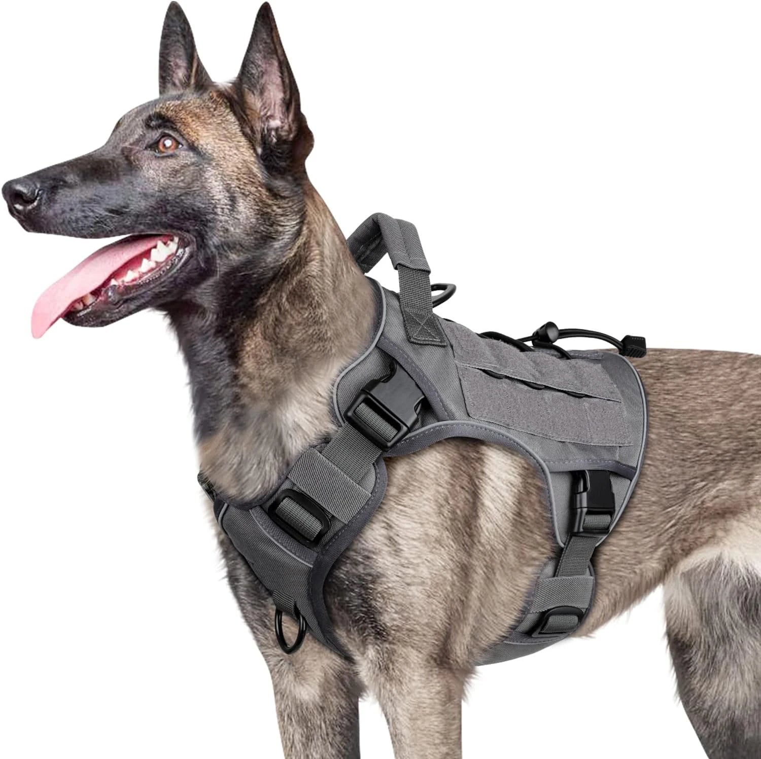 𦴠Adjustable No-Pull Tactical Dog Harness β Military-Grade Vest for Large Dogs