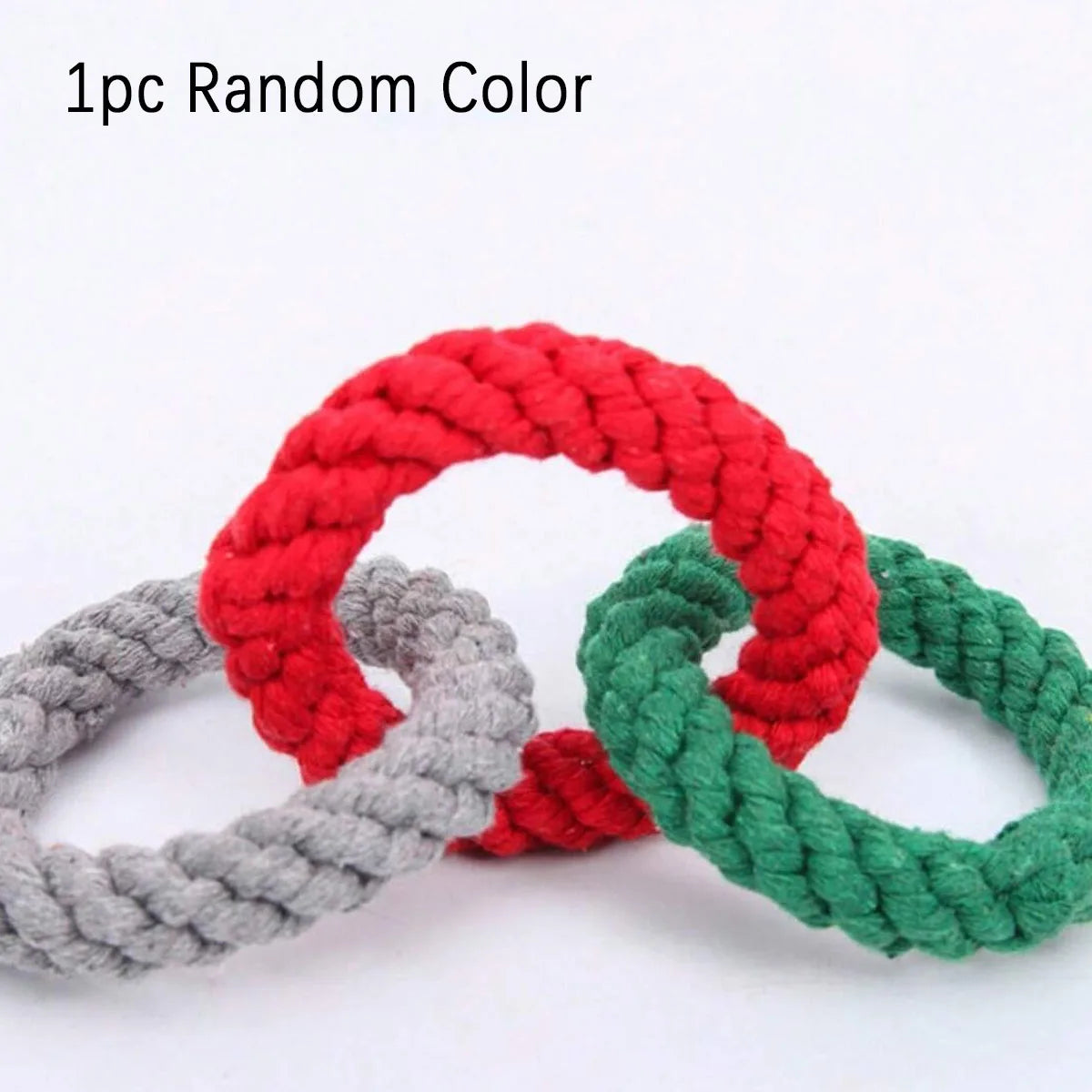 1pc Dog Rope Interactive Toy – Tough Durable Chew Toy for Aggressive Chewers & Medium Breeds – Dental Cleaning