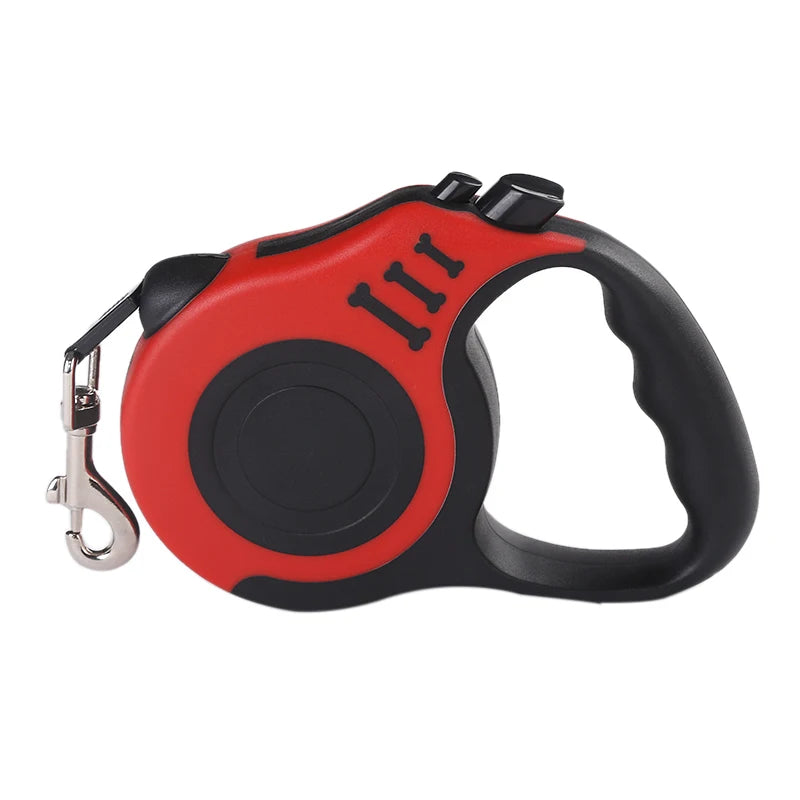 3m/5m Retractable Dog Leash – Strong Nylon Automatic Lead for Small, Medium & Large Dogs Cats