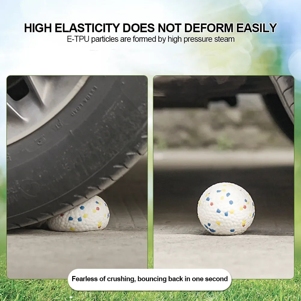 EPTU Rubber Dog Ball – High Elastic Bite-Resistant Chew & Fetch Toy, Interactive Flying Ball for Dogs