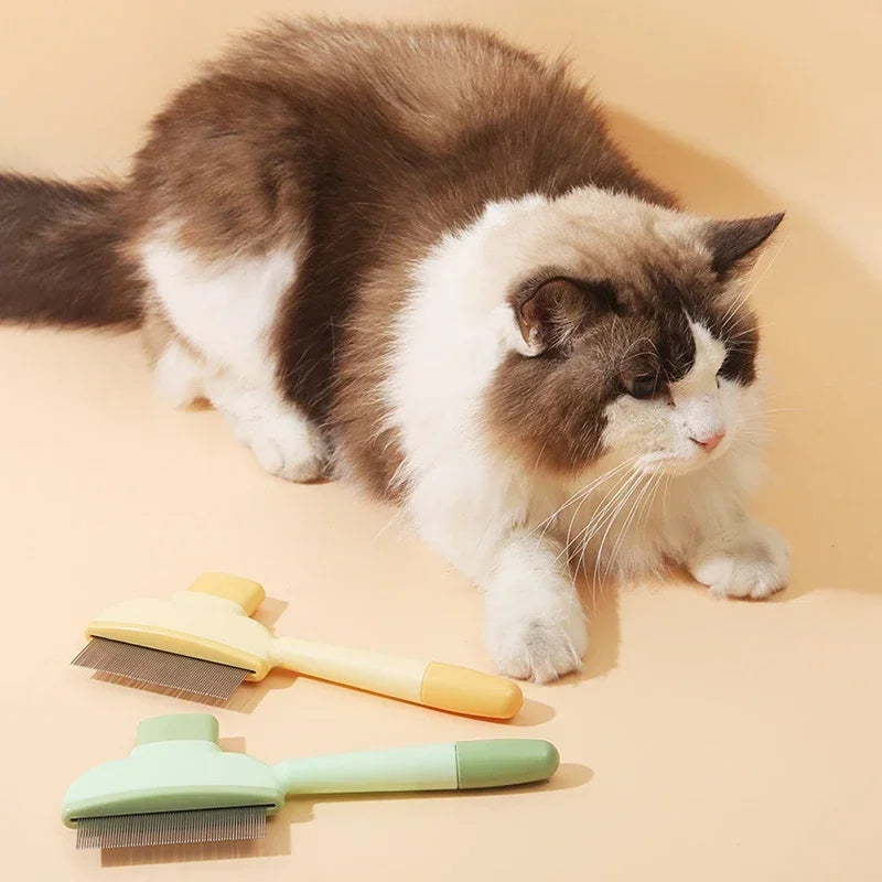 Pet Hair Removal Comb – Dog & Cat Grooming Brush, Hair Cleaner & Beauty Tool for Shedding Control