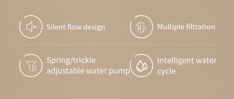 101oz/3L Automatic Pet Water Fountain with Induction Sensor – USB Quiet Cat & Dog Water Dispenser