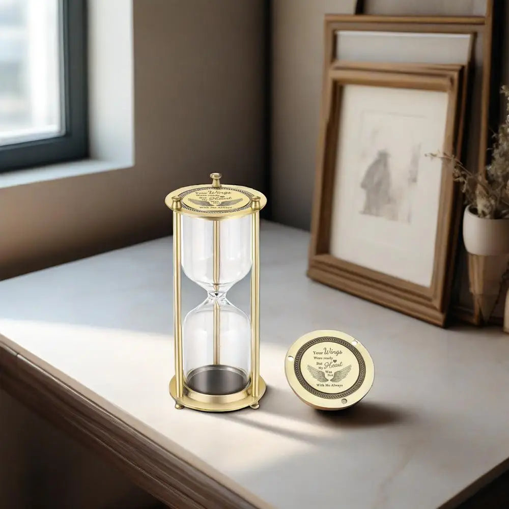 Hourglass Cremation Urn – Timeless Keepsake for Ashes, Fillable Pet & Memorial Urn