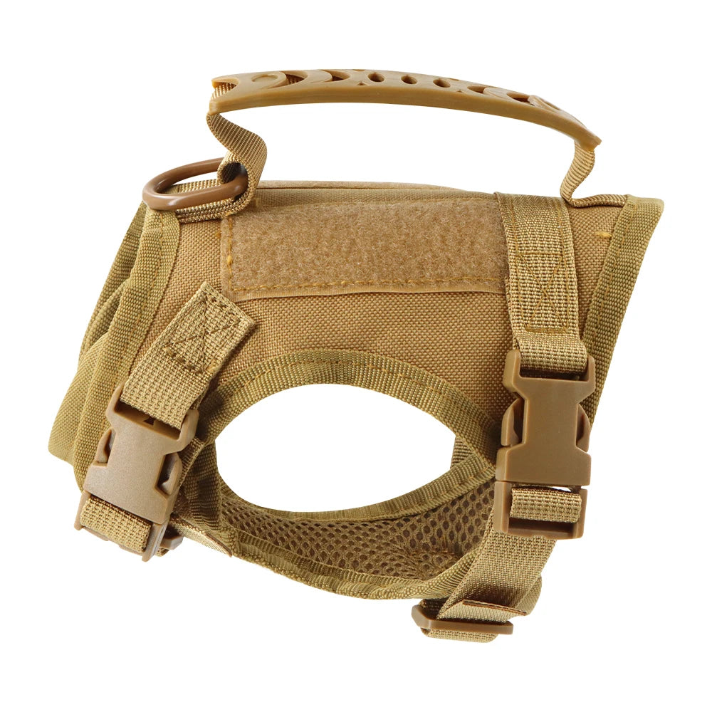 Tactical Puppy Harness with Leash – Adjustable Vest for Small Dogs & Cats