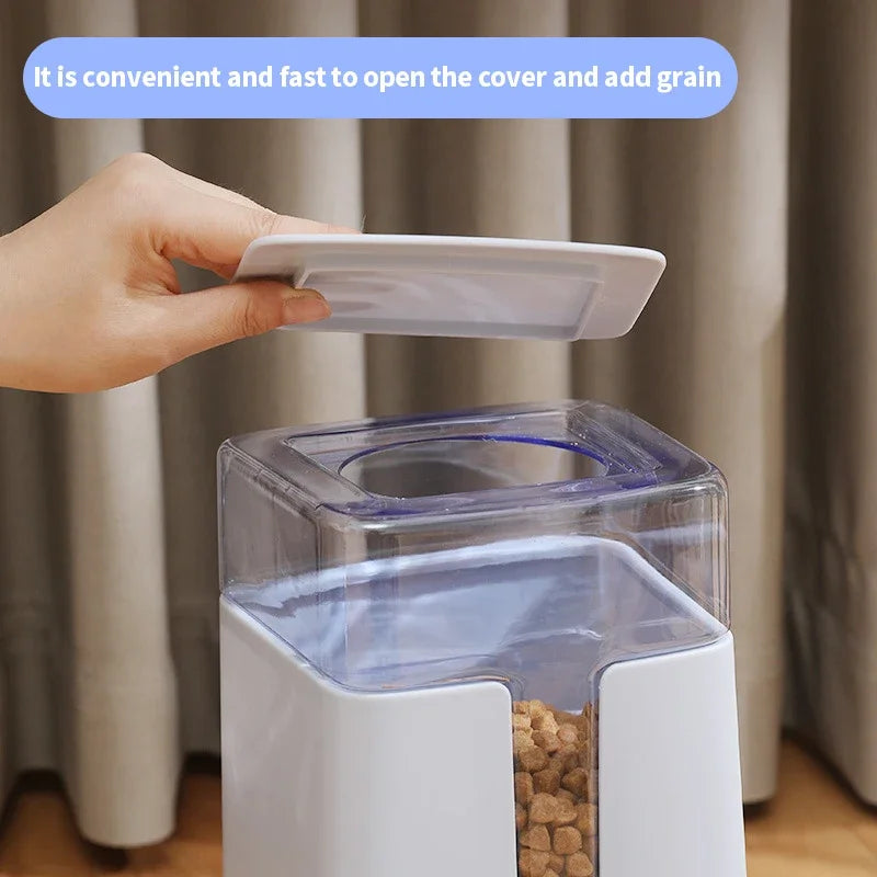 3.5L Automatic Pet Food Feeder – Large Capacity Gravity Dispenser for Cats & Dogs