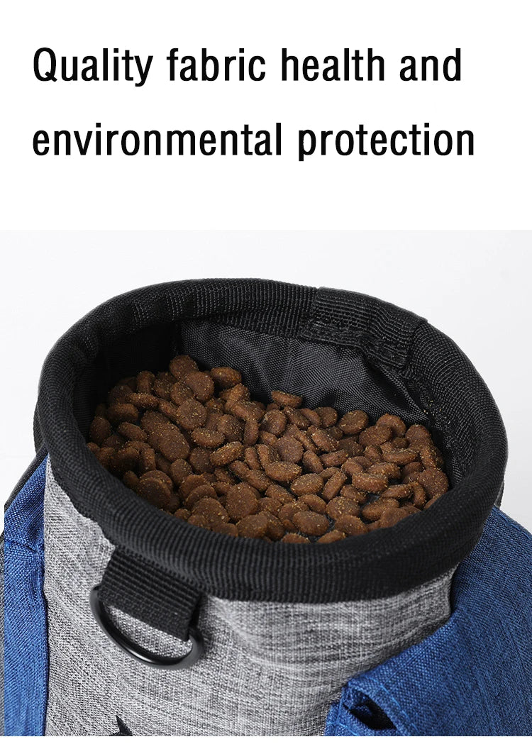 Dog Training Waist Bag – Multi-Functional Outdoor Treat Pouch with Fanny Pack Design for Pet Training, Walking & Rewards