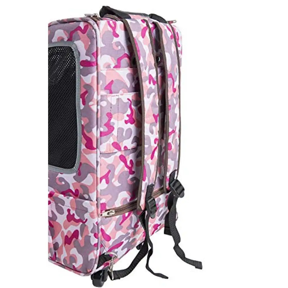 Safe Travel 5-in-1 Pet Carrier Stroller System – Versatile Travel Crate for Dogs & Cats | Stress Relief, Car-Ready with Durable Frame & Leash Attachment