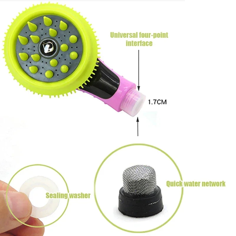 Pet Shower Head Bath Brush – 2-in-1 Dog & Cat Massage Comb with Water Sprinkler for Easy Grooming & Washing