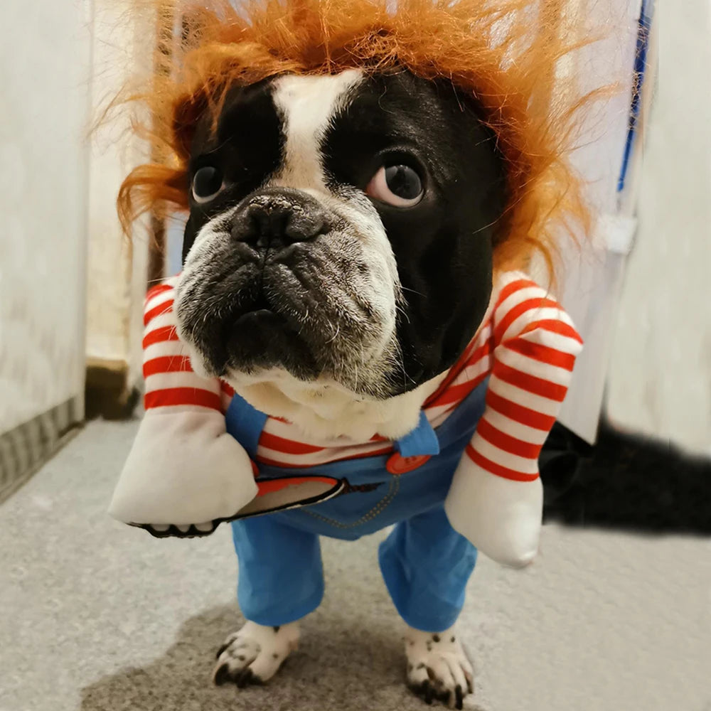 Halloween Dog Costume – Funny Adjustable Outfit for Medium & Large Dogs