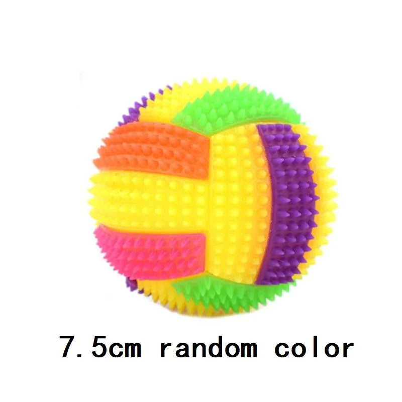 LED Glowing Dog Ball – Bouncy Chew Toy for Puppies, Small Dogs & Cats