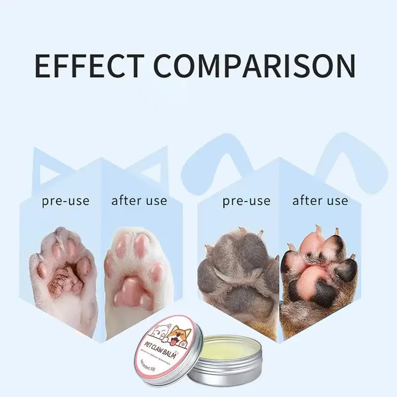 Paw Balm for Cats & Dogs – 50g Protective Cream for Paws & Nose | Moisturizer for Cracked Feet, Dry Skin & Pet Care Relief