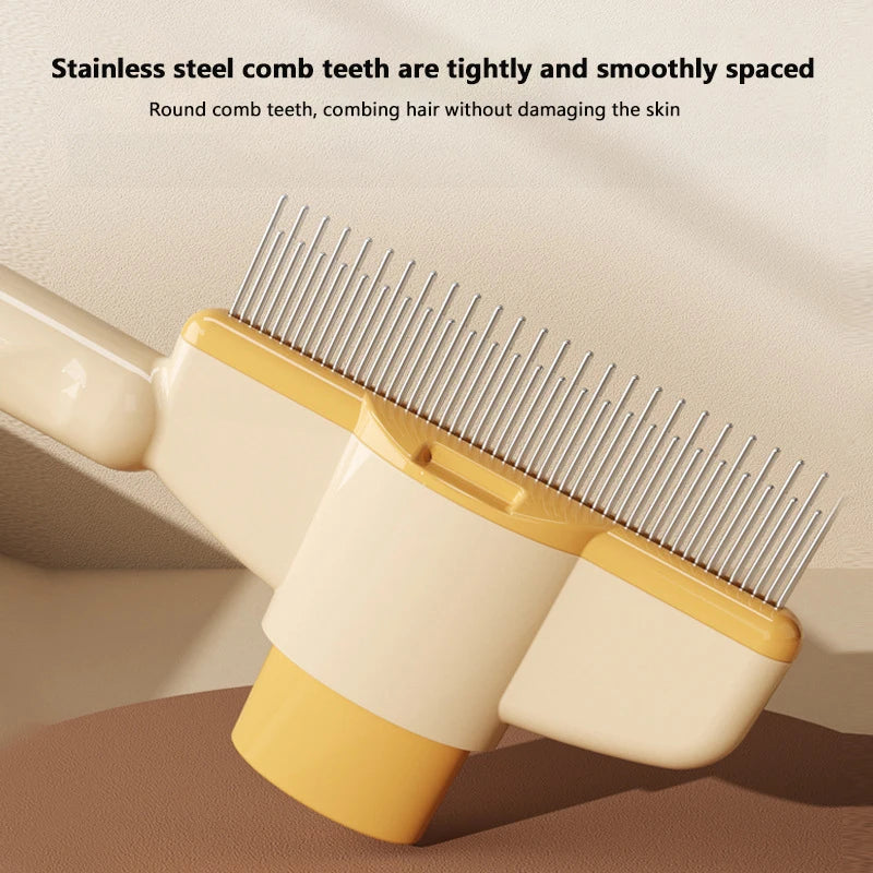 Professional Flea Comb for Cats & Dogs – Grooming Tool for Floating Hair & Pest Removal | Pet Hair Cleaning & Grooming Brush