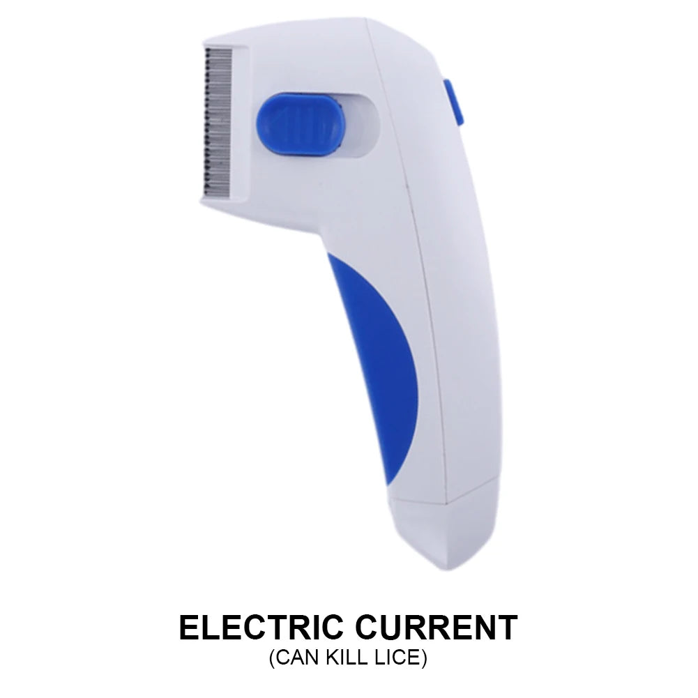 Electric Flea Comb for Cats & Dogs – Safe Anti-Flea & Tick Removal Tool | Kills Fleas, Removes Dandruff & Hair Stains