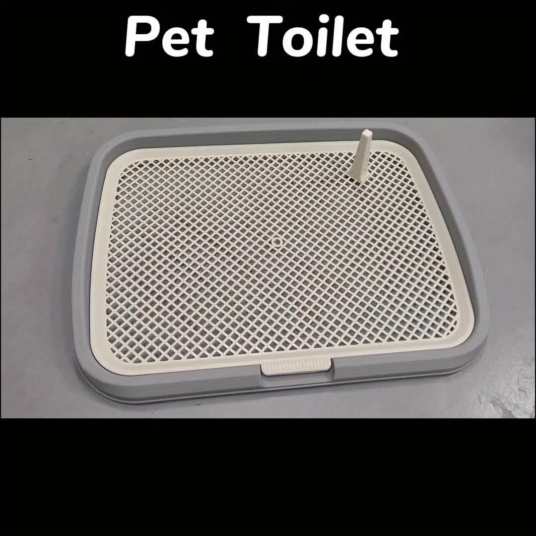 Dog Potty Training Toilet – Pee Pad Holder with Removable Grid Tray