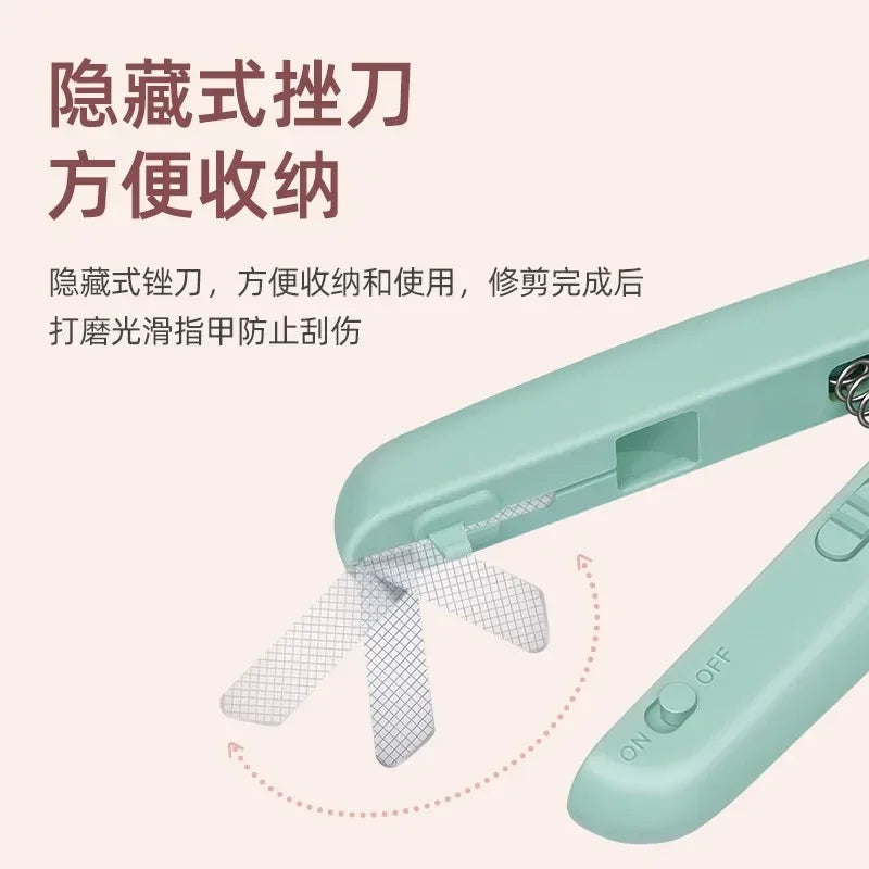 LED Pet Nail Clipper – Stainless Steel Dog & Cat Trimmer with Light