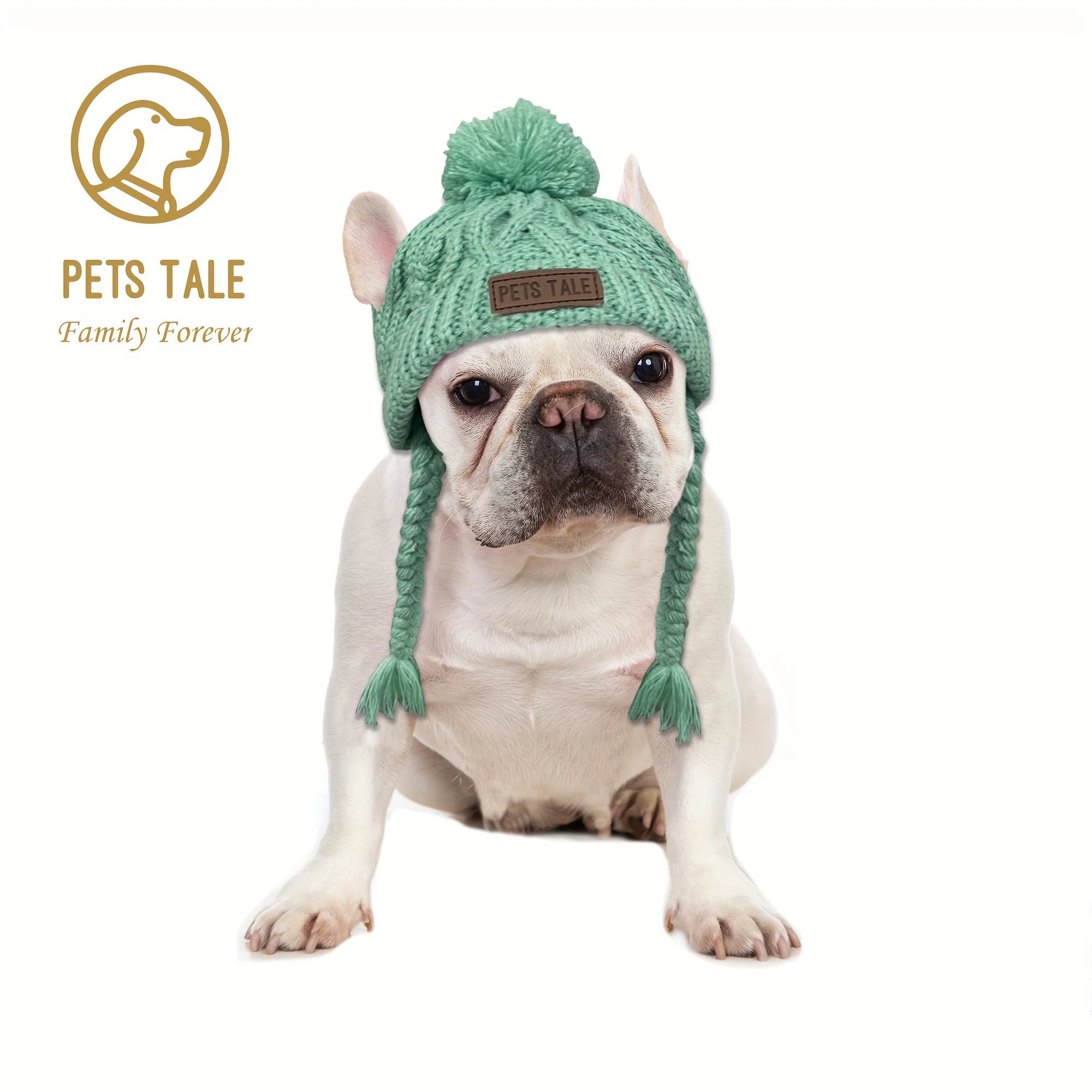 Winter Knitted Dog Hat – Warm, Windproof Pet Headwear