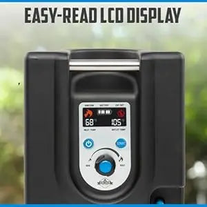 Portable Propane Water Heater & Shower Pump – Outdoor Hot Water System with LCD & Built-In Battery