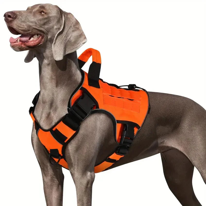 𦴠Adjustable No-Pull Tactical Dog Harness β Military-Grade Vest for Large Dogs