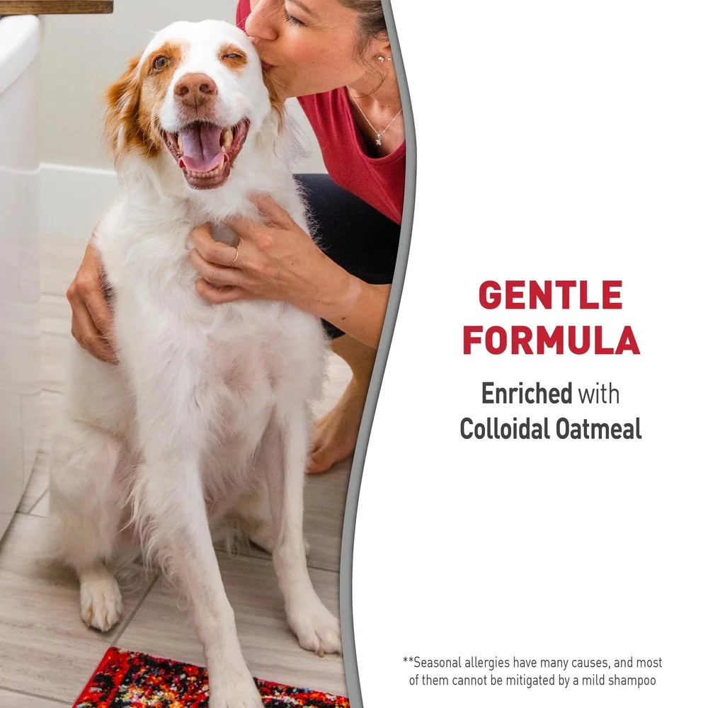 Oatmeal Dog Shampoo & Conditioner – Pistachio Cream Scent | 16 oz Soothing, Moisturizing & Odor Neutralizing Formula for Dogs