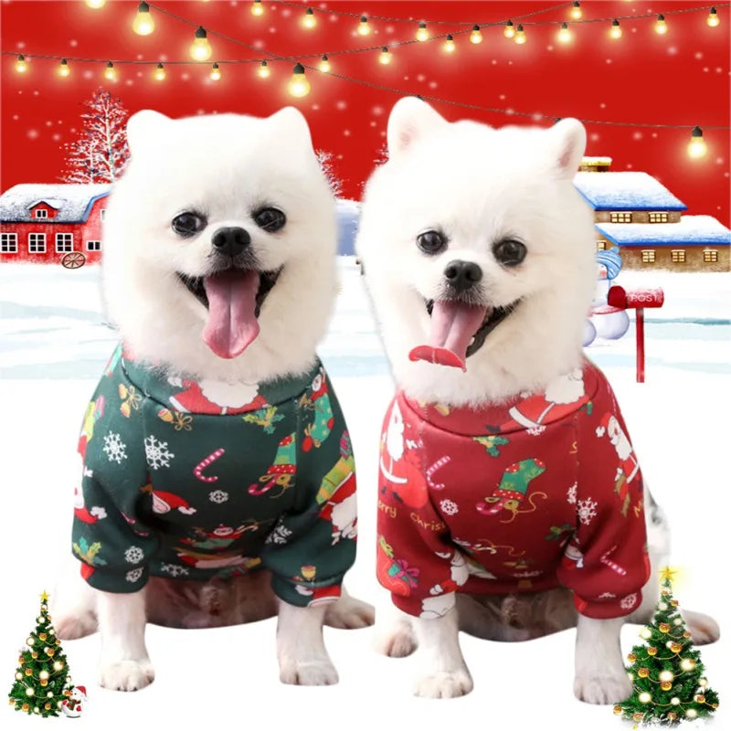 Christmas Dog Sweater – Warm Pullover for Small & Medium Dogs & Cats