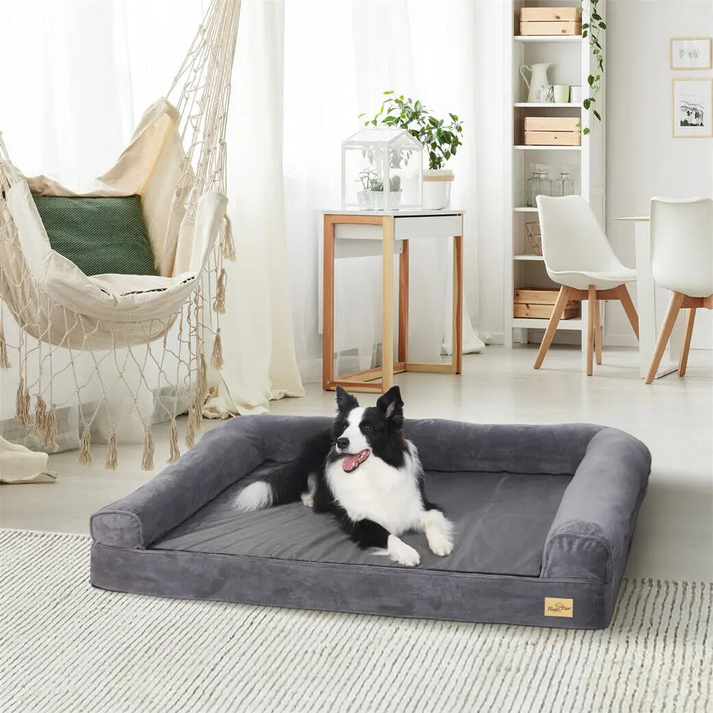 Extra Large Orthopedic Dog Bed – Washable Cover & Supportive Foam Mattress