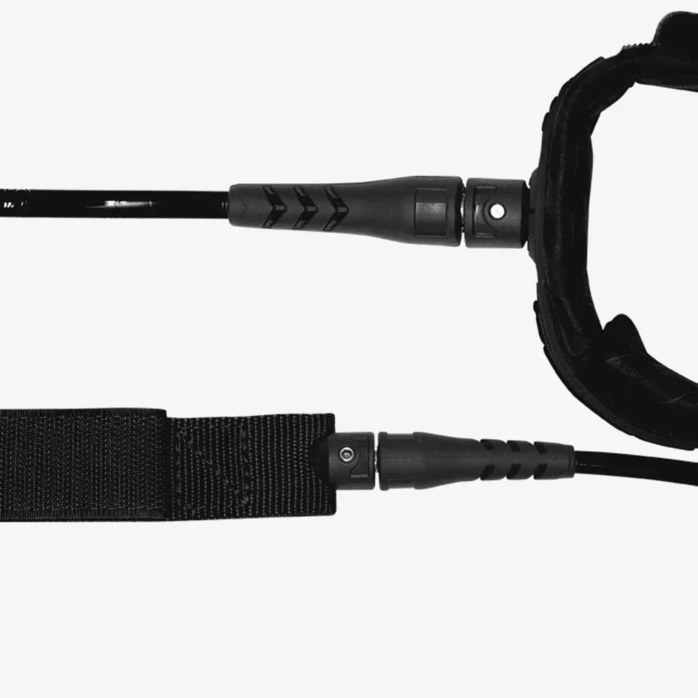 Coiled SUP Surfboard Leash – TPU Paddle Board Ankle Strap