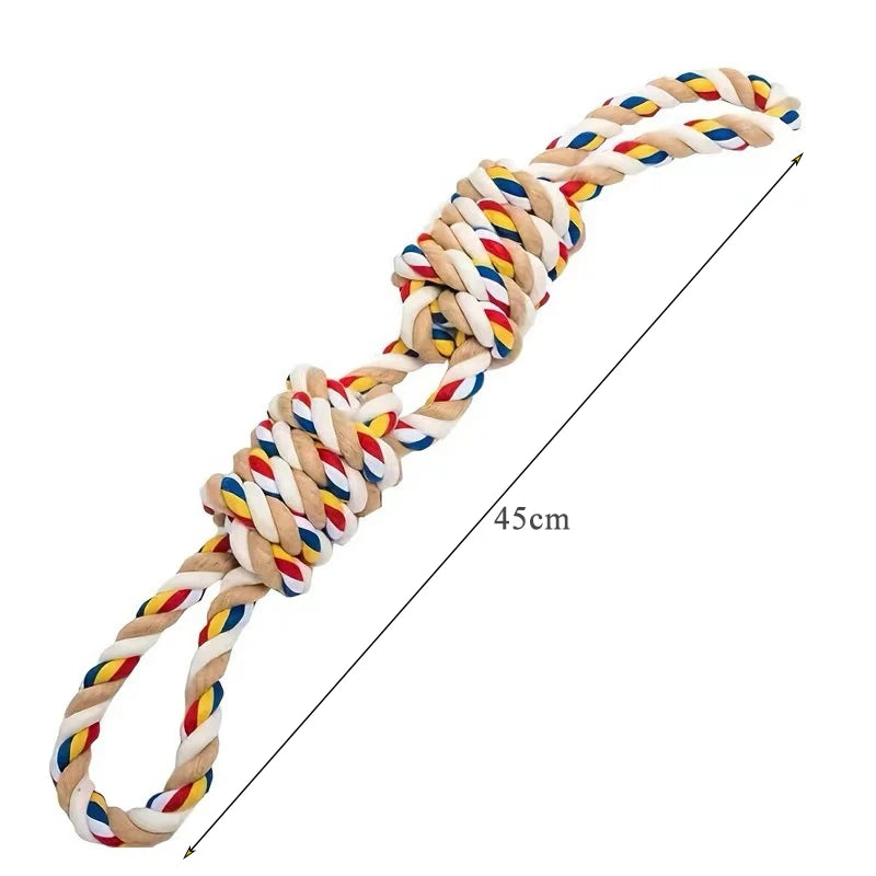 Bite-Resistant Rope Knot Toy – Durable Chew Toy for Medium & Large Dogs