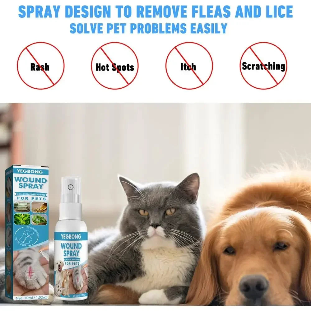 30ml Anti-Itch Spray for Dogs & Cats – Soothing Skin Relief for Itchy & Sensitive Skin
