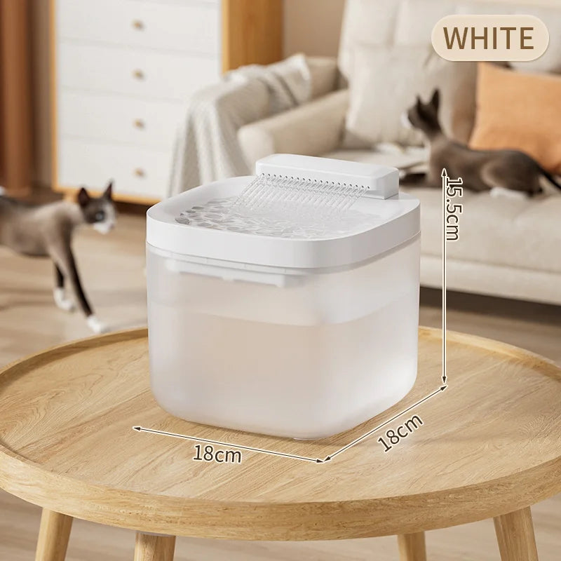 3L Automatic Cat Water Fountain – Large Capacity 101oz Pet Dog Water Dispenser with Circulating Filter & Quiet Pump
