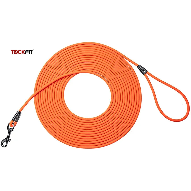 Waterproof Long Dog Training Leash – Durable PVC Lead for Recall, Yard, Beach & Outdoor Play (5FT, 10FT, 20FT, 30FT)